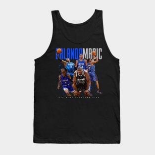 Orlando Magic All Time Starting Five Tank Top